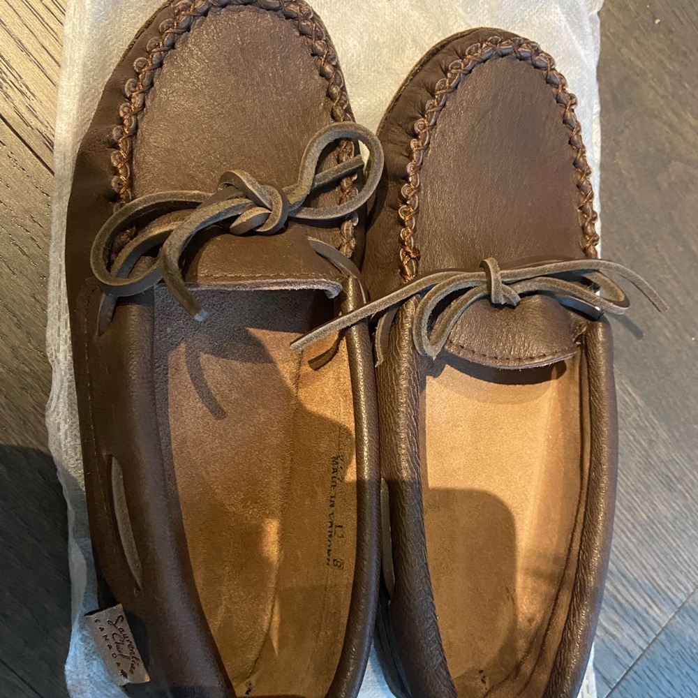 Hand made in Canada moccasins